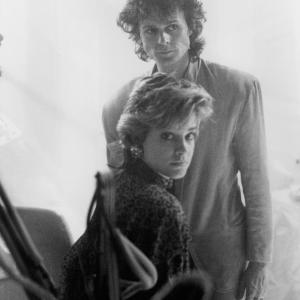 Still of Michael Des Barres and Catherine Mary Stewart in Nightflyers 1987