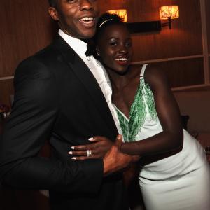 Chadwick Boseman and Lupita Nyong'o