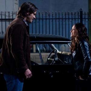 Still of Jared Padalecki and Erica Cerra in Supernatural (2005)