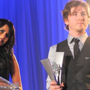 Agam Darshi & Jesse Moss at the 2011 Leo Awards.