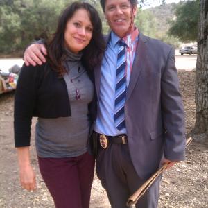 On the set of Ditch Day Massacre with Greg Depetro