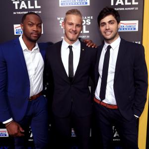 Alexander Ludwig, Ser'Darius Blain and Matthew Daddario at event of When the Game Stands Tall (2014)