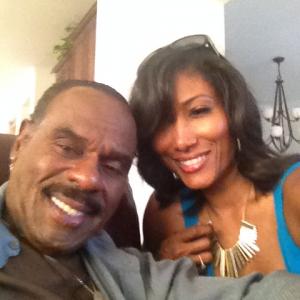 Filming a new television pilot with Mr. Steven Williams. He is an amazing actor.