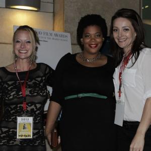 2012 Find Me SOLD OUT premiere Hollywood Film Festival Pictured with writer Gabrielle Utsey and Elizabeta Vidovic
