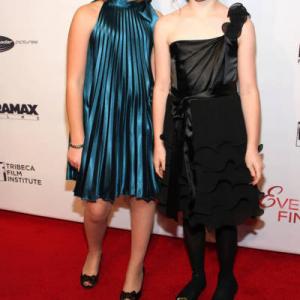 Mackenzie Milone and Lily Sheen at Everybody's Fine NYC Premiere