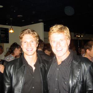 Robert Redford and Rich Montague at the screening of Spin during the 2003 AFI Film Festival