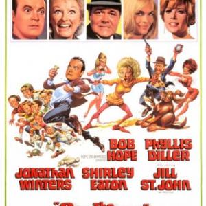 Bob Hope, Jill St. John, Jonathan Winters, Phyllis Diller and Shirley Eaton in Eight on the Lam (1967)