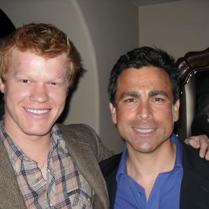 Jesse Plemmons and John Prudhont at the Meeting Spencer Wrap Party