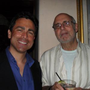 Jeffrey Tambor and John Prudhont at the Meeting Spencer Wrap Party.