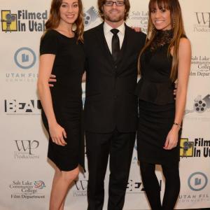 Filmed in Utah Awards with wife, Michelle Southam (left) and her childhood friend, Jennifer Smith. 