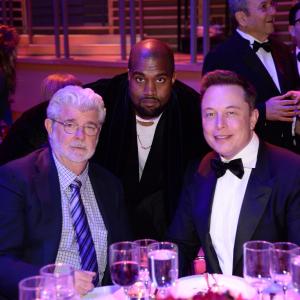 George Lucas, Kanye West, Elon Musk