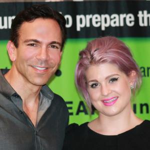 Dr Bill Dorfman  Kelly Osbourne at his nonprofit LEAP Foundation where she was a surprise celebrity guest speaker