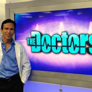 Dr Bill Dorfman on set of The Doctors TV Series