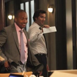 Still of Henry Ian Cusick and Columbus Short in Scandal 2012