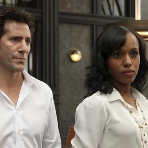 Still of Henry Ian Cusick and Kerry Washington in Scandal 2012