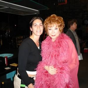 On the set of Bewitched with Daniella Eisman  Shirley Maclaine