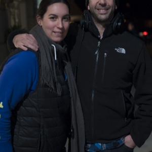 Daniella Eisman on the pilot of Growing up Fisher with Director David Schwimmer