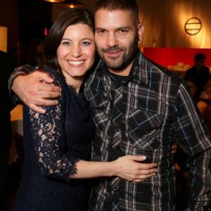 With Guillermo Diaz