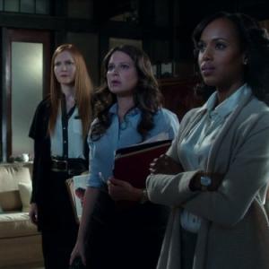 Still of Kerry Washington Darby Stanchfield and Katie Lowes in Scandal 2012