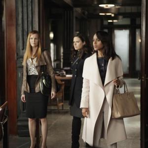 Still of Kerry Washington Darby Stanchfield and Katie Lowes in Scandal 2012