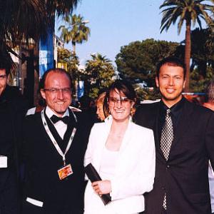 The Ladykillers  Cannes Premiere 18 May 2004 Pictured left to right Sam Englebardt Chris Bolzli Ara Katz Chad Troutwine