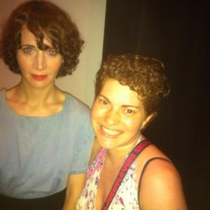 Alexia Anastasio and Miranda July at the screening of THE FUTURE in Los Angeles