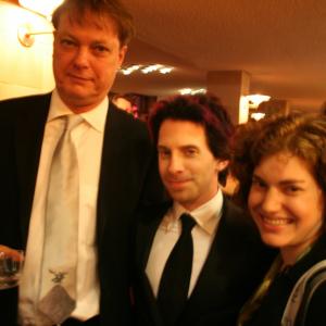 Bill Plympton Seth Green and Alexia Anastasio at the Annie Awards