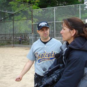 Irin Evers and Maninder K Saini on the set of Sweet Dreams