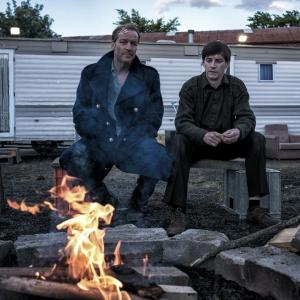 Emmet Kirwan and Iain Glen in Jack Taylor: Shot Down