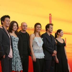 Chen Chang, Ele Keats, Steven Soderbergh, Regina Nemni, Christopher Buchholz, Luisa Ranieri at Venice Film Festival for Eros