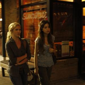 Still of Brittany Snow and Christian Serratos in 96 Minutes (2011)