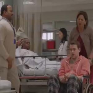 'Can you handle a possible penis fracture' -'Nurse Jackie' show s4e4 (Dennis Jay Funny, Anna Deavere Smith)