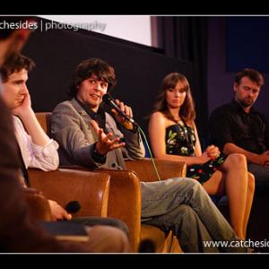 QA at the Cambridge Film Festival with actors Duncan Stuart Jessica Blake and Christopher Dane