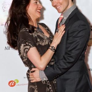Angela DiMarco and David S Hogan at the All My Presidents premiere