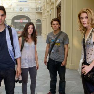 Still of Emile Hirsch Max Minghella Rachael Taylor and Olivia Thirlby in Tamsiausia valanda 2011