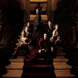 Still of Anne Charrier, Valérie Karsenti, Jemima West, Deborah Grall, Clémence Bretécher and Blandine Bellavoir in Maison close (2010)