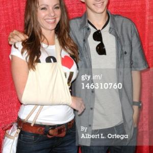 Shanda Renee with son Austin White at Homeless Karaoke Charity Event held by Shanda Renee  2012