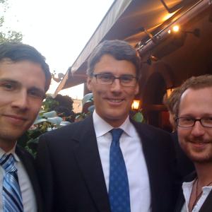 With Vancouver Mayor Gregor Robertson at the Brightlight Pictures 2010 VIFF party.