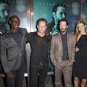 Keanu Reeves David Leitch Lance Reddick Chad Stahelski Dean Winters and Adrianne Palicki at event of John Wick 2014