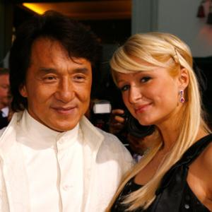 Jackie Chan and Paris Hilton at event of Rush Hour 3 2007