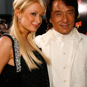 Jackie Chan and Paris Hilton at event of Rush Hour 3 2007