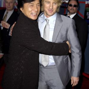 Jackie Chan and Owen Wilson at event of Shanghai Knights 2003