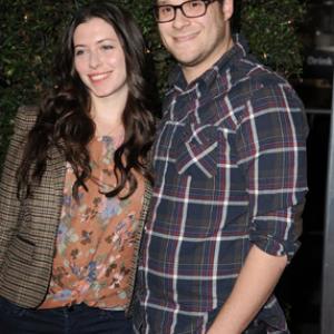Seth Rogen and Lauren Miller at event of Is kur tu zinai? 2010