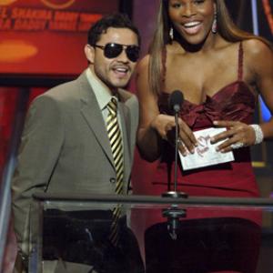 Serena Williams and Frankie J at event of 2005 American Music Awards 2005