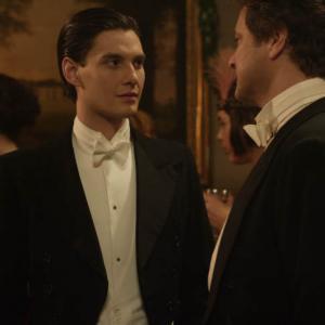 Still of Colin Firth and Ben Barnes in Easy Virtue 2008