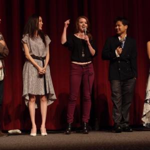 Q&A with Cast and Crew at LA Premiere of Sake-Bomb (2013) held at the DGA theater in Hollywood, CA