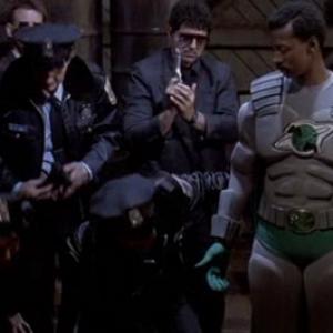 Still of Robert Townsend (The Five Heartbeats, Hollywood Shuffle, The Parent 'Hood) and Rich Rossi in The Meteor Man