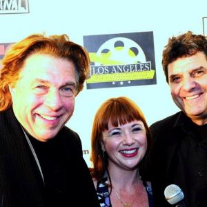 Two-time Golden Globe nominee Aileen Quinn (Annie, Addams Family Values, The Wizard of Oz), Pete Allman (Celebrity Scene News) and Rich Rossi