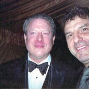 Former Vice President of the United States Nobel Peace Prize laureate and star of the Academy Award winning documentary An Inconvenient Truth Al Gore and Rich Rossi