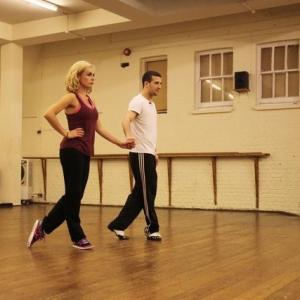 Still of Katherine Jenkins and Mark Ballas in Dancing with the Stars 2005